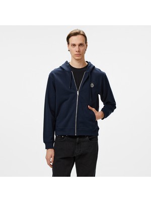 The Kooples Erkek Koyu Mavi Sweatshırt
