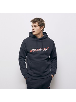 The Kooples Classic Erkek Siyah Sweatshirt