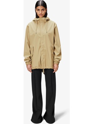 Rains Fishtail W3 Unisex Krem Yağmurluk