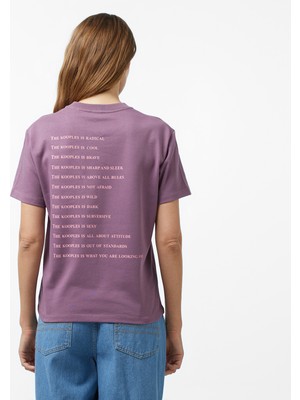 The Kooples Classic Erkek Mor T-Shirt