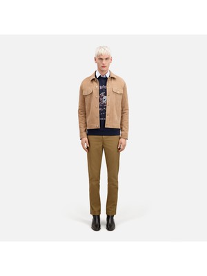 The Kooples Erkek Bej Süet Ceket