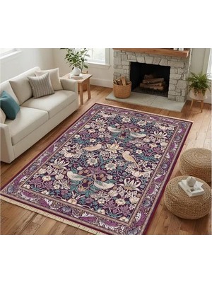 Vivense Mor Bahçe Dokuma Taban Halı, 570 Yng 150X230 cm