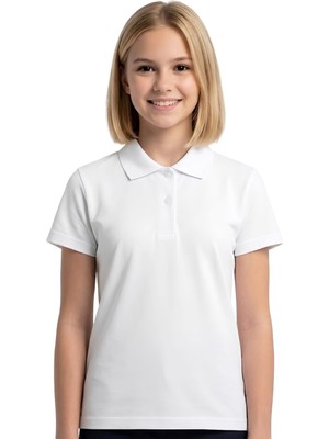 Modanino %100 Pamuk ve Okul Tarz T-Shirt Kız Çocuk 5-16 Yaş 12728AT