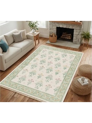 Vivense Mini Buketler Dokuma Taban Halı, 575 Yng 120X180 cm