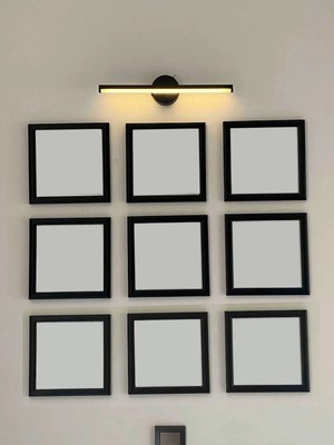 Empressco Şık 9'lu Siyah Kare Çerçeve Seti 20X20 cm Duvar ve Fotoğraf Dekoru
