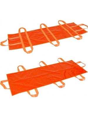 Holtech 200X70 cm Emniyet Kilitli Hasta Taşıma Transfer Sedyesi-Hasta Sedyesi