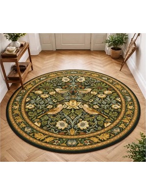 Vivense Gold Orman Dokuma Taban Halı, 596 Yng 150X150 cm