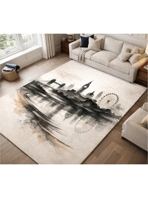 Vivense Londra Manzara Dokuma Taban Halı, 592 Yng 150X230 cm