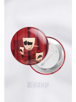 Zipzap Gangle-Tadc The Amazing Digital Circus Çanta Süsü Rozet Iğneli Buton Rozet Seti (1 Adet)