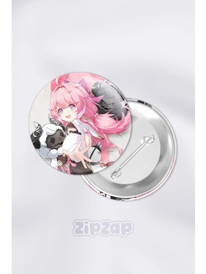 Zipzap Encore Wuthering Waves Gacha Çanta Süsü Rozet Iğneli Buton Rozet Seti (1 Adet)