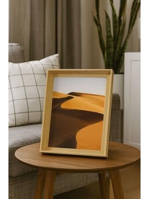 The Vivia Premium Serisi 21 * 29 cm Ahşap Resim Çerçevesi (A4 Boyutunda) Kahverengi