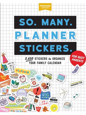 The Vivia So. Many. Planner Stickers. For Busy Parents: 2,650 Stickers To Organize Your Family Calendar