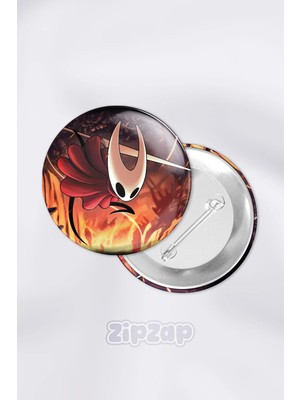 Zipzap Hollow Knight Silksong Video Oyun Çanta Süsü Iğneli Buton Rozet Seti (1 Adet)