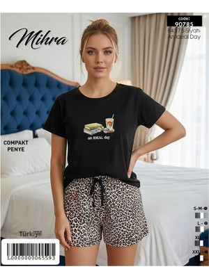 Miressa Leopar Şortlu Pijama Takımı