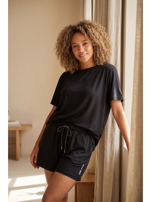 Katia & Bony Kadın Basic Modal Şort Siyah