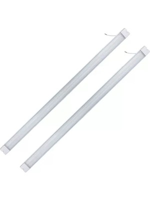 Aslanoğlu Store Ledx AL-EXTK40 220 Volt - 40 Watt 6500K 120 cm Beyaz LED 2'li Paket Kristal Bant Armatür