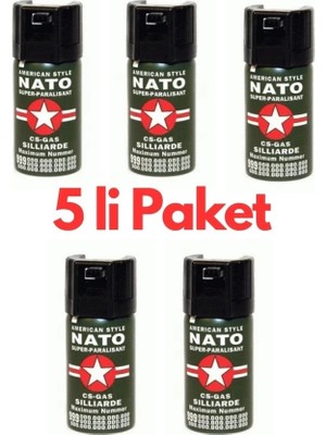 Armüz Bıber Özsavunma Gazıı 5 Adet Birden