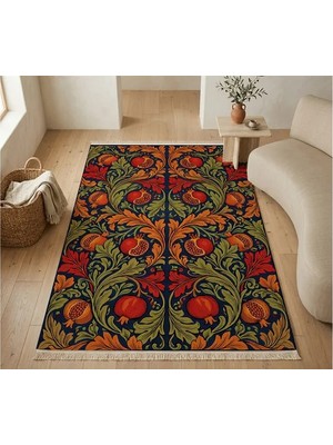 Vivense Nar Baskılı Dokuma Taban Halı, 635 Yng 100X150 cm