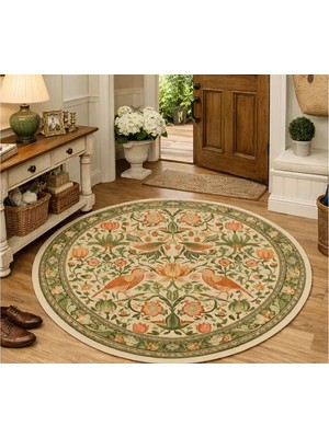 Vivense Soft Bülbül Dokuma Taban Halı, 605 Yng 150X150 cm