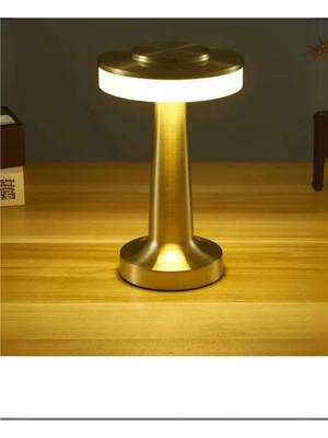 Empressco Modern Gold Dokunmatik Şarjlı LED Masa Lambası, Şık ve Pratik Tasarım