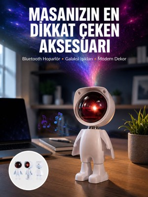 Tech Butiq Projektör Atmosfer Işık Lambası Projektör Güneş Lambası Masa Lambası Yeni Nesil