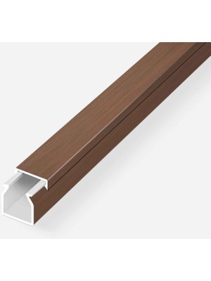 Mutlusan Kablo Kanalı 2m Ceviz 16X16 mm (8'li Paket)
