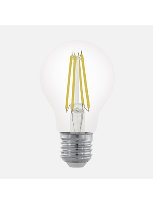 Eglo Şeffaf A60 7.5 W Klasik E27 Duy LED Ampul (3'li Paket)