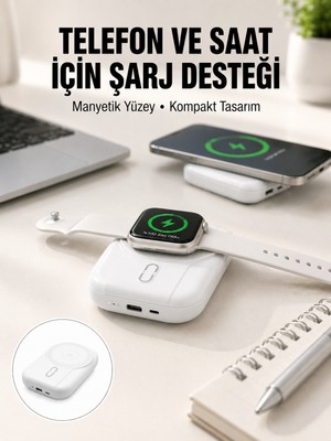 Teknoparkx Yüksek Kapasiteli 22.5W Hızlı Şarj Taşınabilir Powerbank Yeni Nesil - Lisinya