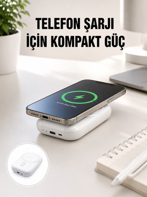 Teknoparkx 22.5W Süper Hızlı Şarjlı Çok Fonksiyonlu 10000 Mah Powerbank Yeni Nesil - Lisinya