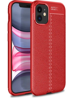 Muratech Newface Iphone 12 Mini Kılıf Auto Focus Kapak - Kırmızı