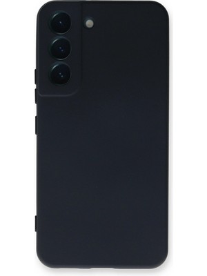 Muratech Newface  Galaxy S22 Plus Kılıf Nano Içi Kadife Silikon - Lacivert