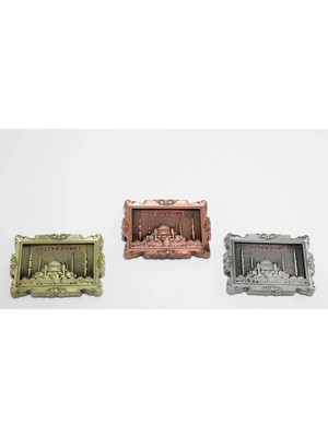 Mentra Online Istanbul Yöresel Magnet 2ALK96 Metal Buzdolabı Magneti 7,5x5,5 cm