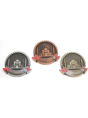 Mentra Online Istanbul Yöresel Magnet 2ALK102 Metal Buzdolabı Magneti 7x8 cm