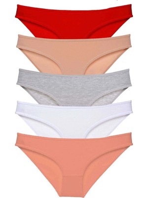 Royaleks 5 Adet Süper Eko Set Likralı Kadın Slip Külot 523