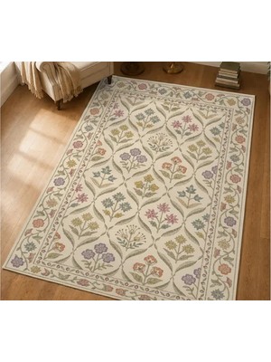 Vivense Çiçek Küreleri Dokuma Taban Halı, 652 Yng 80X200 cm