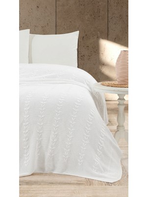 Doux Home AÇELYA Rekli Desen Triko Yatak Örtüsü 220 x 240