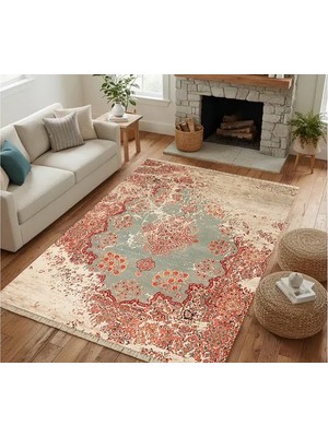 Vivense Eskitme Dokulu Dokuma Taban Halı, 663 Yng 120X180 cm