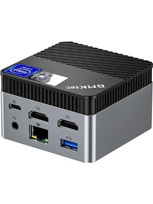GMKtec G5S Intel N5095 Işlemci, 8gb Ddr4 Ram, 128GB M.2 Ssd, 2x Hdmı, 3x USB 3.2, Gigabit Ethernet, Wi-Fi 5+Bt 4.2, WIN11 Pro Ultra Mini PC(GTC-G5S)
