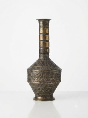 Panalı Metal Dekoratif Vazo 65 x 30 cm