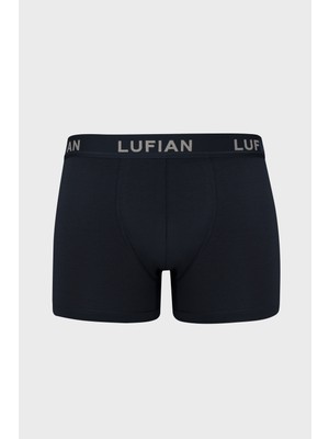 Lufian Danny Erkek Pamuklu Boxer Lacivert