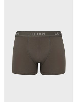 Lufian Danny Erkek Pamuklu Boxer Haki