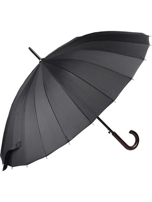 Empressco Dayanıklı 24 Telli Protokol Şemsiye 120 Cm, Şık ve Güvenilir Kullanım