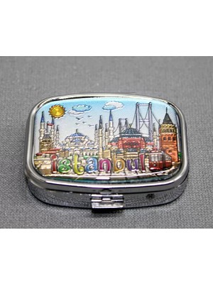 Hace Bazaar Istanbul Temalı Ilaaç Kutusu - Model 14