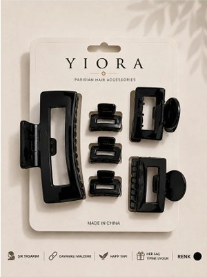 Yiora 6li Mandal Toka Ithal Premium 1 Adet Büyük Boy 2 Adet Orta Boy 3 Adet Küçük Boy
