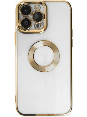 Muratech Newface Iphone 14 Pro Max Kılıf Slot Silikon - Gold
