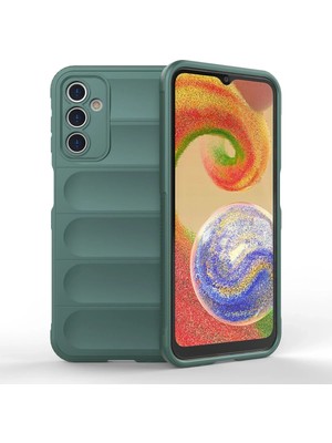 Muratech Newface  Galaxy A14 4g Kılıf Optimum Silikon - Koyu Yeşil