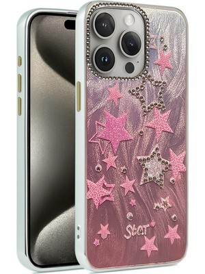 Muratech Newface Iphone 14 Pro Kılıf Blade Aynalı Desenli Kapak - Desen 7