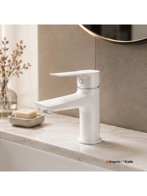 Kale Tandem H12 Beyaz Lavabo Bataryası