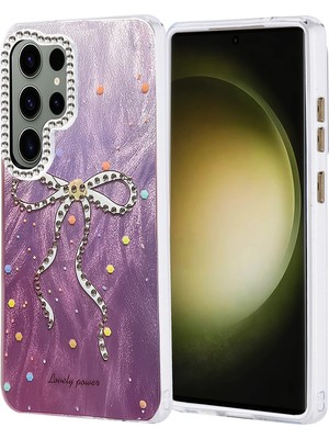 Muratech Newface  Galaxy S25 Ultra Kılıf Blade Aynalı Desenli Kapak - Desen 1