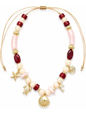Charmlucky Deniz Charm Boncuk Ipli Kolye